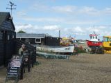 Fishing boats on beach at Aldeburgh               